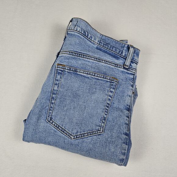 Abercrombie Fitch Jeans 90s Slim Straight Ultra High Rise Blue Women Size 31/12 - Picture 15 of 15